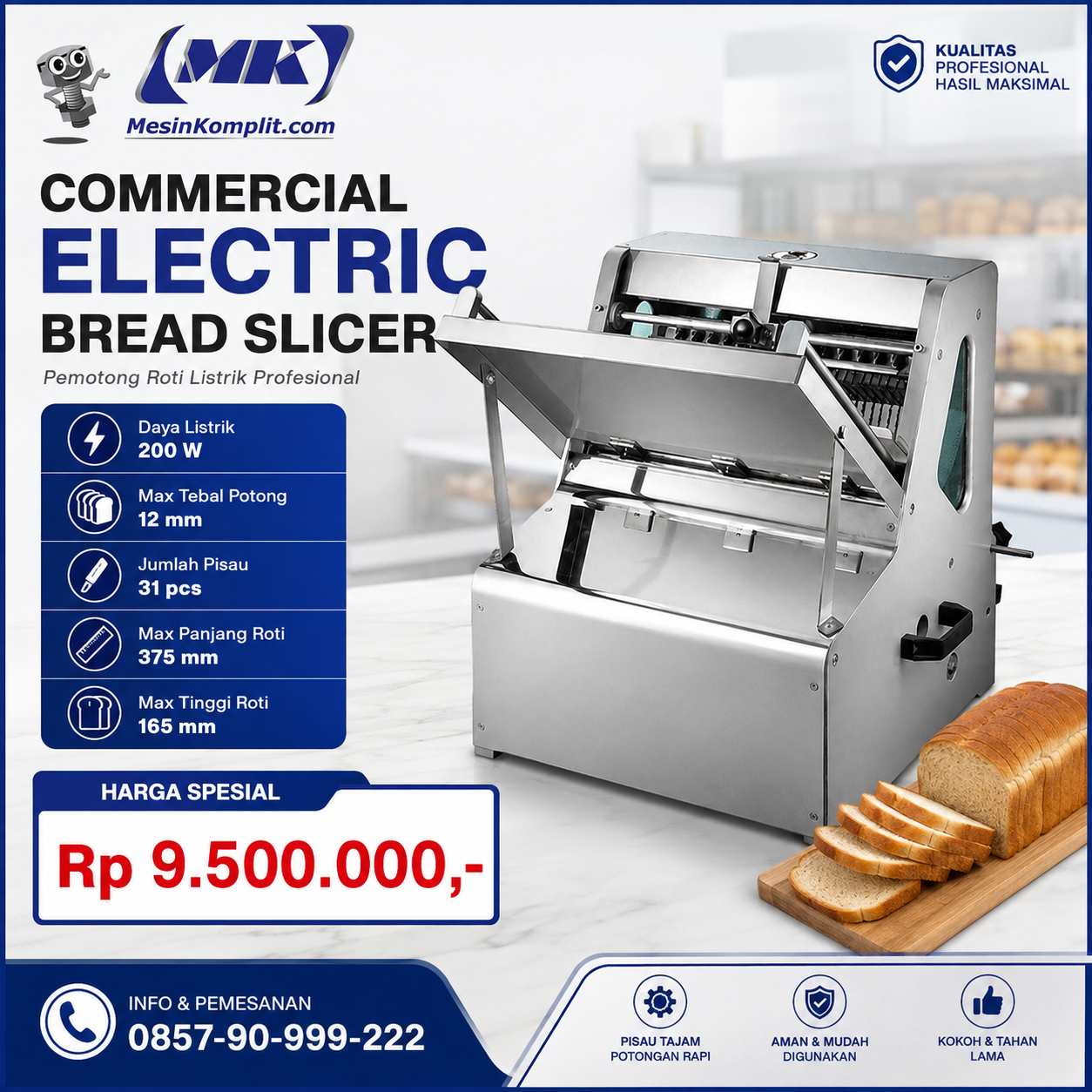 Mesin Pemotong Roti (RST-...